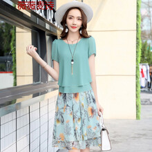 薇薇麥詩(shī) 碎花，純色 拉鏈，印花 連衣裙