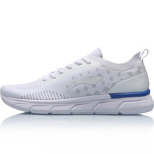 李寧（LI-NING）跑步鞋123-1標(biāo)準(zhǔn)白/微晶灰 