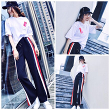 以歐（YIOU）  闊腿褲 女 短褲 休閑褲