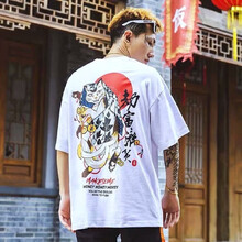騎士普?。≒utin·Rider） 短袖 男士T恤 劫富濟貧白色 