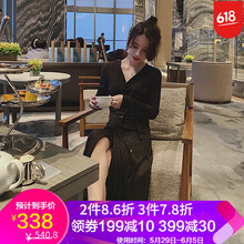 純色修身吊帶裙，微胖女神的福音