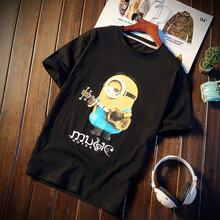 艾瓦櫟 短袖 男士T恤 D147黑色 