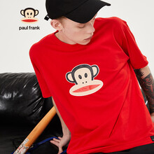 PAUL FRANK 短袖 男士T恤 紅色 