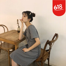 圓領(lǐng)連衣裙，微胖妹子的穿搭秘籍