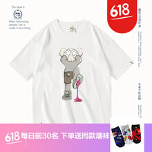雨林鯊魚（YULINSHAYU） 短袖 男士T恤 2906白色 
