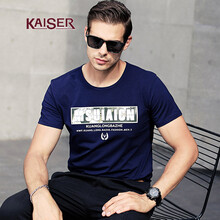 凱撒（KAISER） 短袖 男士T恤 522藏藍 