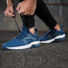 361°跑步鞋莊園藍/361度白/氣墊 36