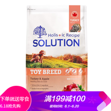 耐吉斯 魚肉口味成犬狗糧 玩賞犬（火雞+蘋果）6kg