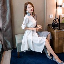 一字連衣裙，小身材也要美美噠