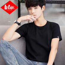 Lee Cooper 短袖 男士T恤 T17黑色 