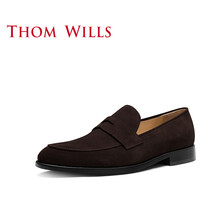 THOM WILLS男士深咖反絨A032 39