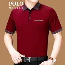 MASTER POLO 短袖 男士T恤 紅色 