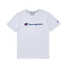 champion 短袖 男士T恤 刺繡白色MT843-02 