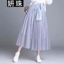 純色半身裙，微胖妹子的穿搭利器