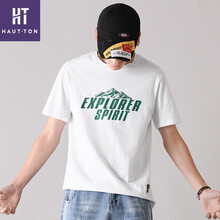 皓頓（HAUT TON） 長(cháng)袖 男士T恤 白色 