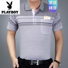 花花公子（PLAYBOY ESTABLISHED 1953） 短袖 男士T恤 升級款【花色】 