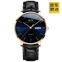 黑色瑞士手表