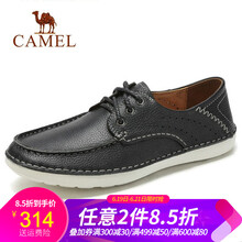 駱駝（CAMEL）男士A912307880  黑色 38