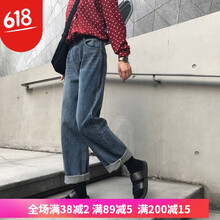 復(fù)古牛仔褲，微胖妹子的福音