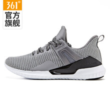 361度跑步鞋10U中灰/烏黑色 35，36，37，38，39，40