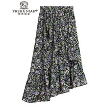 荷葉邊半身裙，夏日清涼又減齡