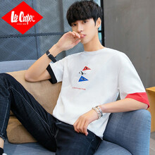 Lee Cooper 短袖 男士T恤 3002白色 