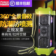萬利達（Malata） X8 音箱/音響 8英寸軍綠色-X8（單話筒+背帶）