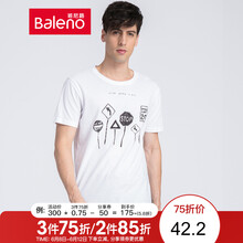 班尼路（Baleno） 短袖 男士T恤 W0W 