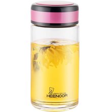 便攜雙層玻璃杯，讓喝水更有范