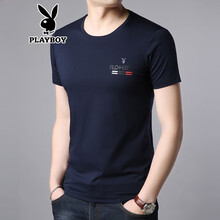 花花公子（PLAYBOY） 短袖 男士T恤 1838藏青 
