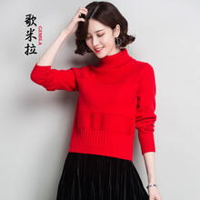 堆堆領(lǐng)毛衣女短款寬松