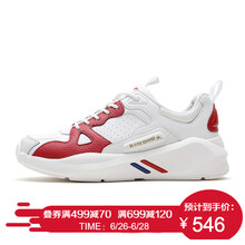 樂卡克（Le coq sportif）跑步鞋白/探戈紅 