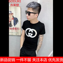 古萊登（GODLIKE） 短袖 男士T恤 大G黑色 