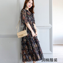 個(gè)性印花連衣裙，打造優(yōu)雅小臉
