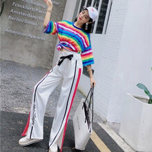 修身高腰牛仔褲，告別微胖界