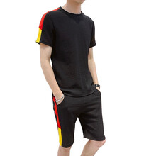 悍馬軍工（HUMMER ARMY） 短袖 男士T恤 黑色5分褲款 