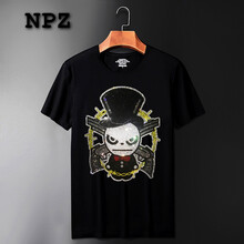 NPZ 短袖 男士T恤 8809黑色 