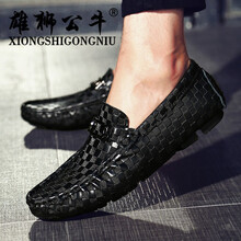 雄獅公牛（XIONGSHIGONGNIU）男士黑色 