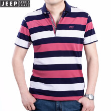 吉普（JEEP） 短袖 男士T恤 8907粉色 