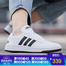 阿迪達斯（adidas）板鞋F(xiàn)34841白色+黑色 