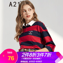 短袖女t恤條紋以純