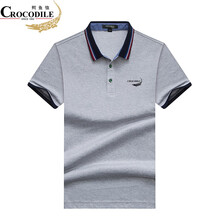 鱷魚恤（CROCODILE） 短袖 男士T恤 DS8009 灰色 