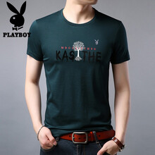 花花公子（PLAYBOY ESTABLISHED 1953） 短袖 男士T恤 HH1023綠色 