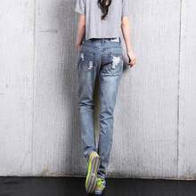 復古高腰牛仔褲，微胖妹子的福音