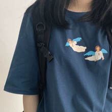 寬松短袖上衣，微胖女生的福音