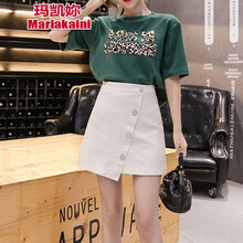 高腰牛仔短裙，打造優(yōu)雅小仙女