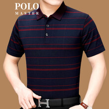 MASTER POLO 短袖 男士T恤 上青條紋款 
