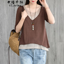 衣瑾帛社（YJ.BoShe）針織衫短袖