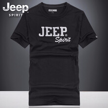 Jeep 短袖 男士T恤 1026黑色 