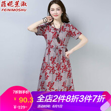 減齡印花連衣裙，打造甜美少女風(fēng)